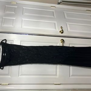 Long black formal gown